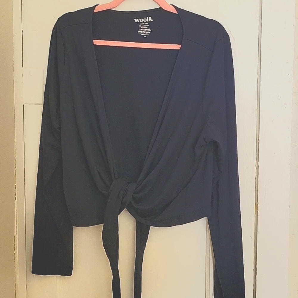 Wrap Top  in soft wool